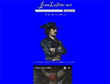 Tablet Screenshot of jeanlafitte.net